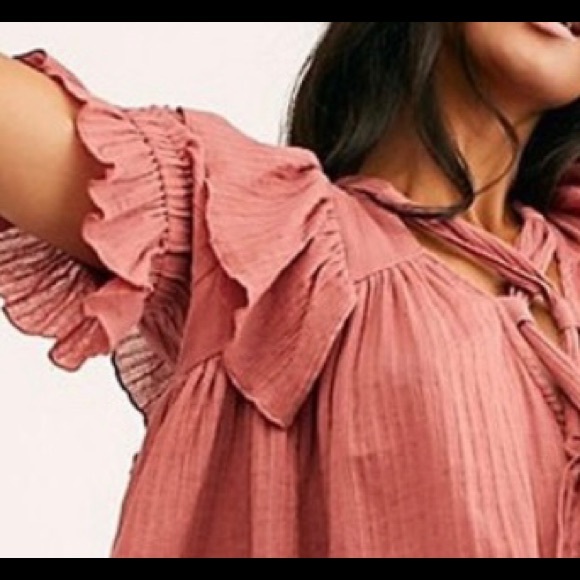 NWT Free People size Small Island Angel top cotton - Picture 5 of 8